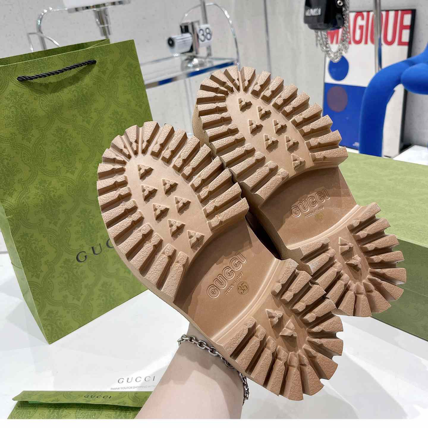 Gucci Women's GG Slip-On Sandal - FashionPlug
