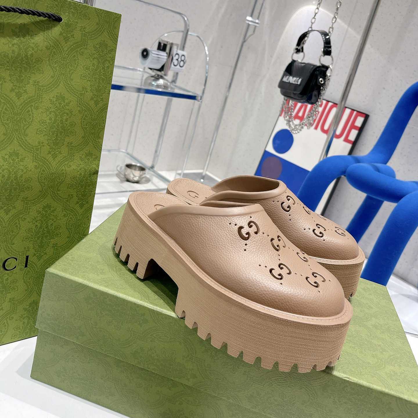 Gucci Women's GG Slip-On Sandal - FashionPlug