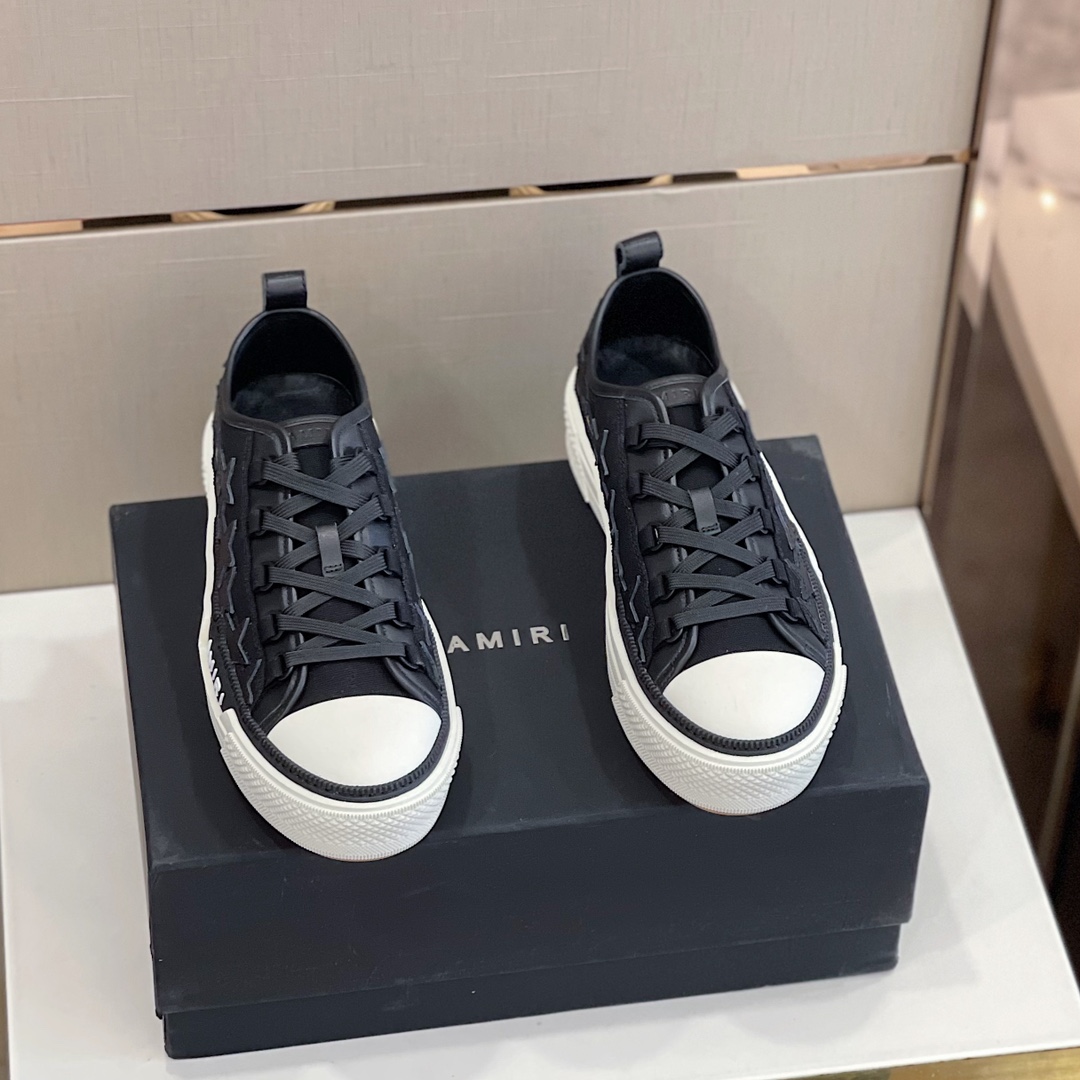 Amiri Stars Court Low Top Sneaker - FashionPlug
