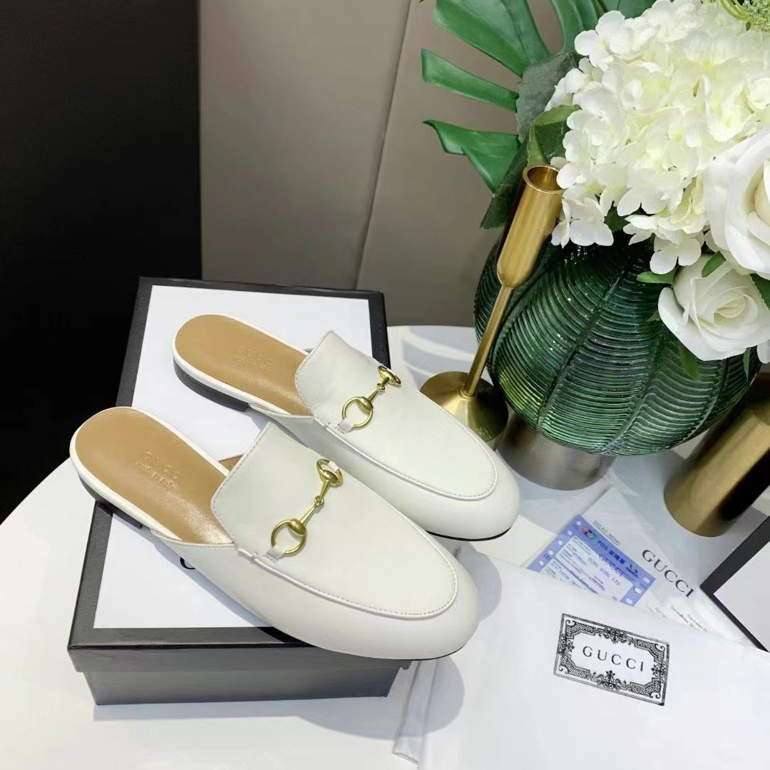 Gucci Princetown Leather Slipper - FashionPlug