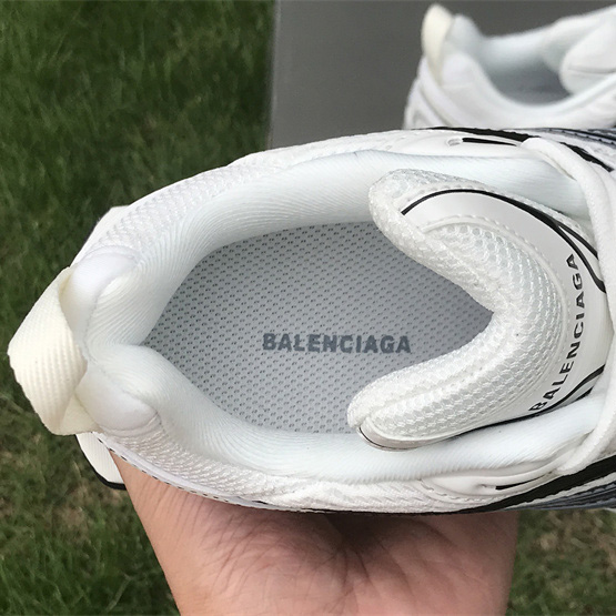 Balenciaga X-Pander Sneaker In Grey, White And Black Mesh And Nylon - FashionPlug