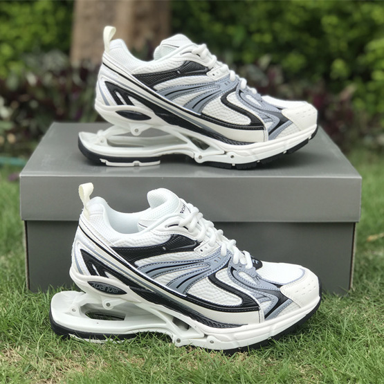 Balenciaga X-Pander Sneaker In Grey, White And Black Mesh And Nylon - FashionPlug