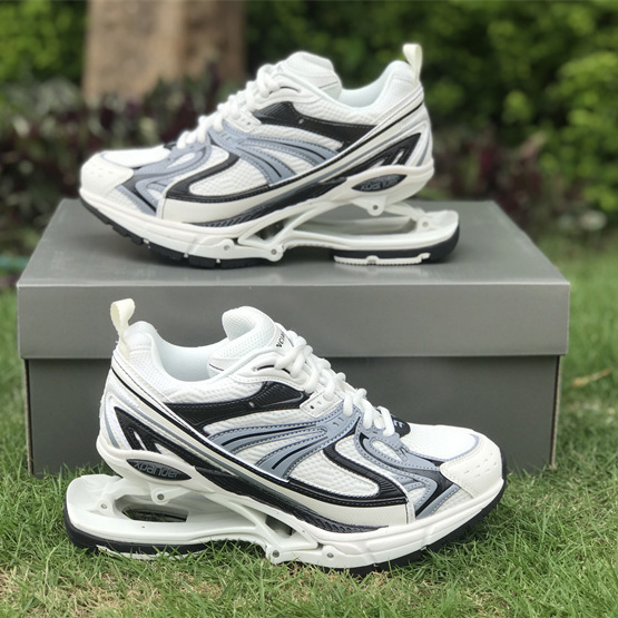 Balenciaga X-Pander Sneaker In Grey, White And Black Mesh And Nylon - FashionPlug