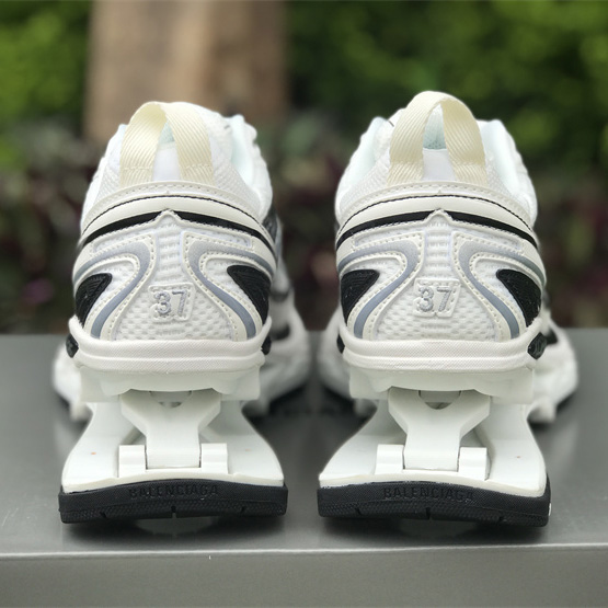 Balenciaga X-Pander Sneaker In Grey, White And Black Mesh And Nylon - FashionPlug