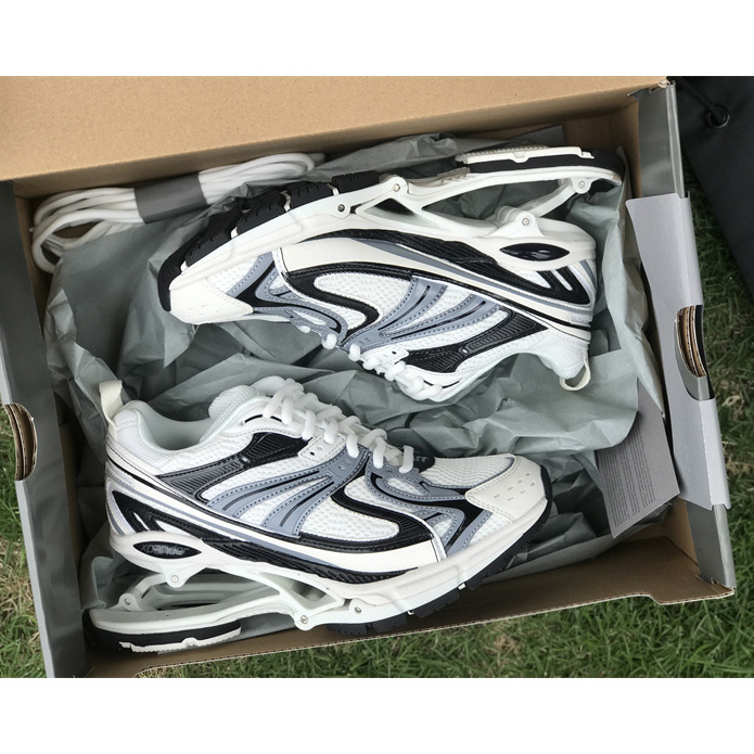 Balenciaga X-Pander Sneaker In Grey, White And Black Mesh And Nylon - FashionPlug