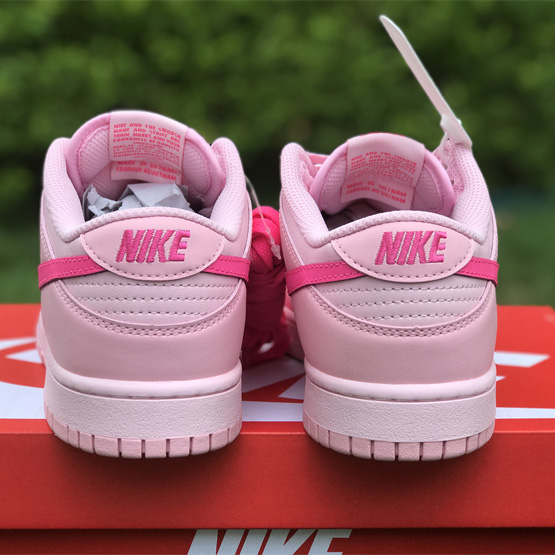 Nike Dunk Low “Triple Pink” Sneaker    DH9756-600  - FashionPlug