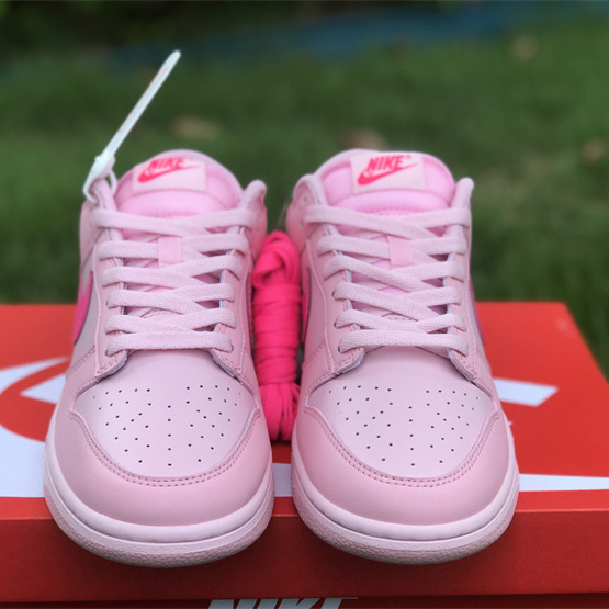 Nike Dunk Low “Triple Pink” Sneaker    DH9756-600  - FashionPlug