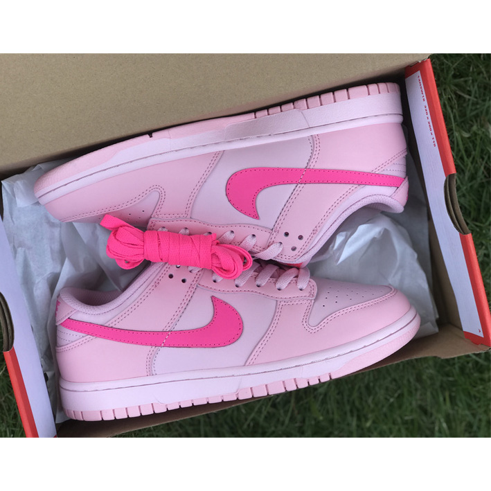 Nike Dunk Low “Triple Pink” Sneaker    DH9756-600  - FashionPlug