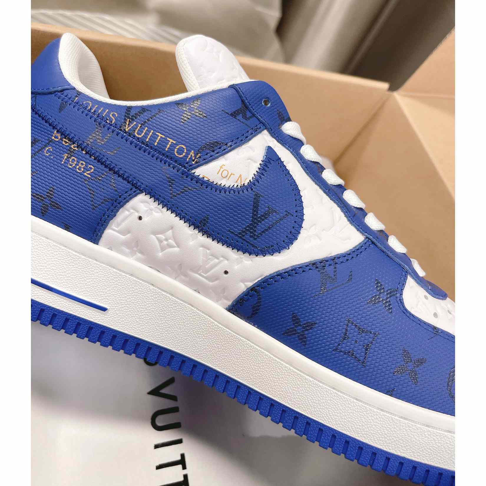 Louis Vuitton x Air Jordan1 Low AJ1 Sneaker - FashionPlug