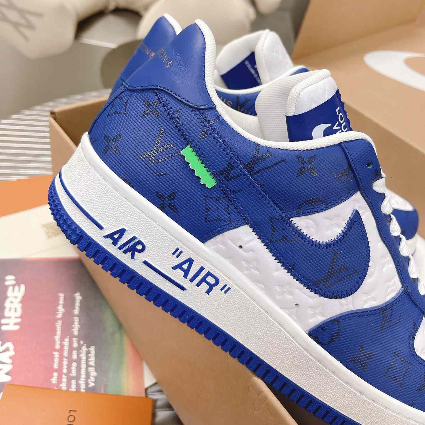Louis Vuitton x Air Jordan1 Low AJ1 Sneaker - FashionPlug