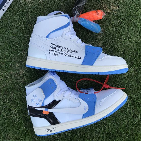 Sony PlayStation 5 x OFF-WHITE x Air Jordan 1 Retro High Sneaker    AQ0818-168 - FashionPlug