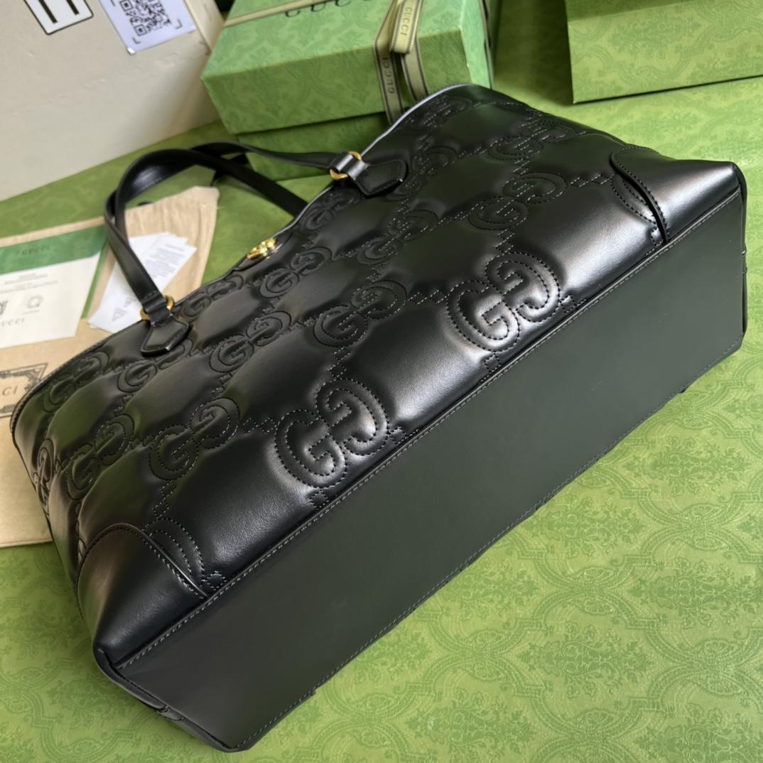 Gucci GG Matelassé Leather Medium Tote(38-28-14cm) - FashionPlug
