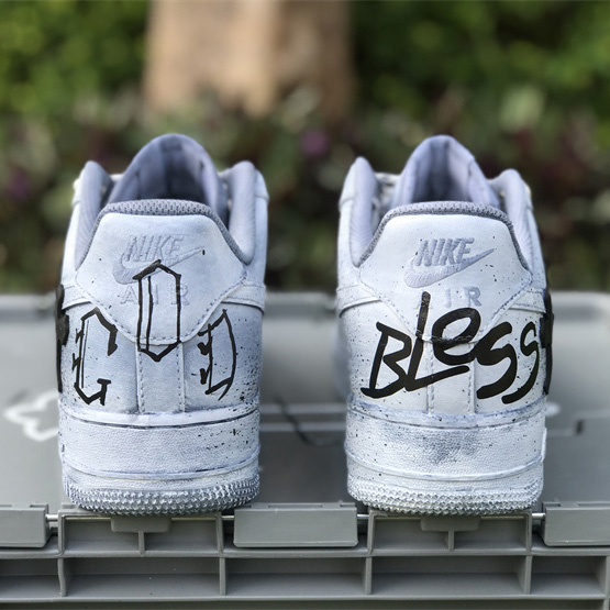 Chrome Hearts x Nike Air Force 1'07 Low Sneaker      - FashionPlug