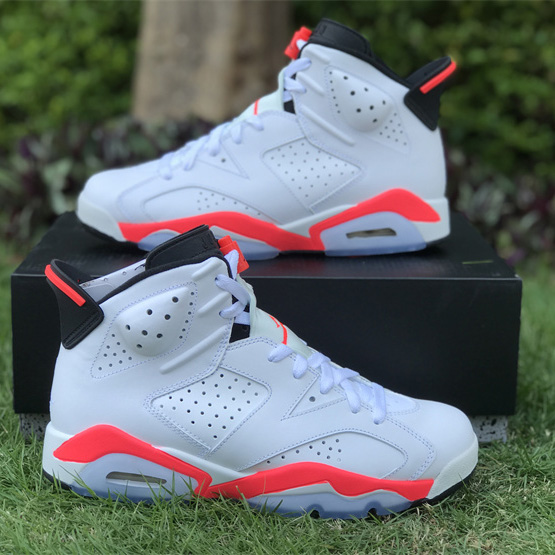 Air Jordan 6 ＂Infrared＂Sneaker     384664-123 - FashionPlug