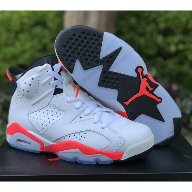 Air Jordan 6 ＂Infrared＂Sneaker     384664-123 - FashionPlug