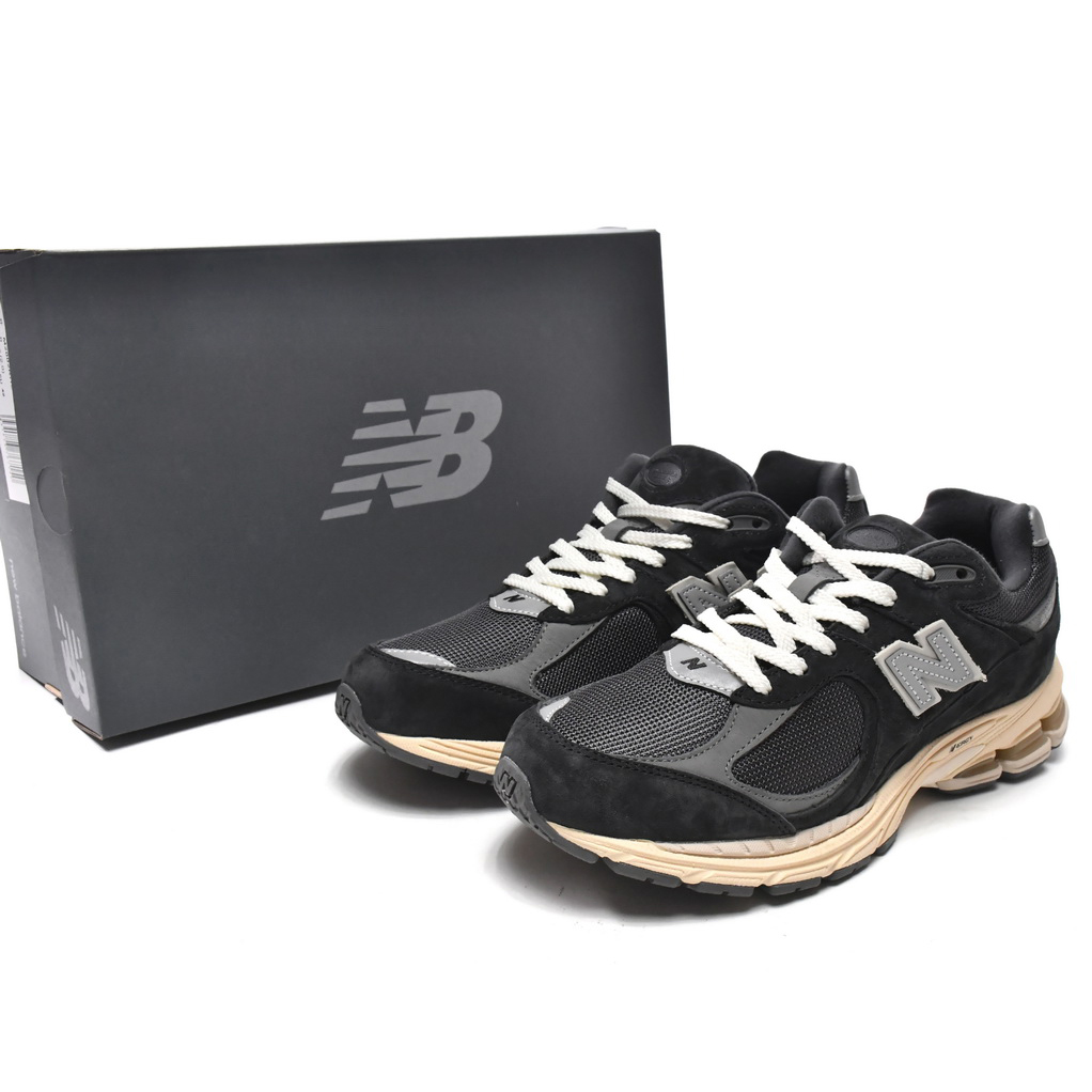 New Balance 2002R Grey Black Sneakers            M2002RHO - FashionPlug