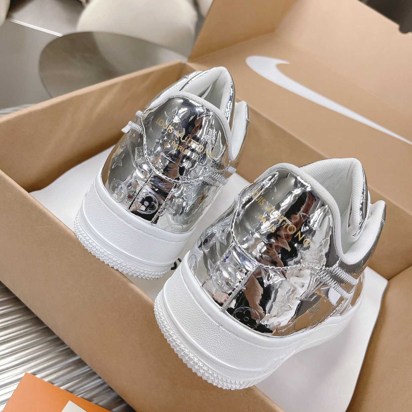 Louis Vuitton x Air Jordan1 Low AJ1 Sneaker - FashionPlug