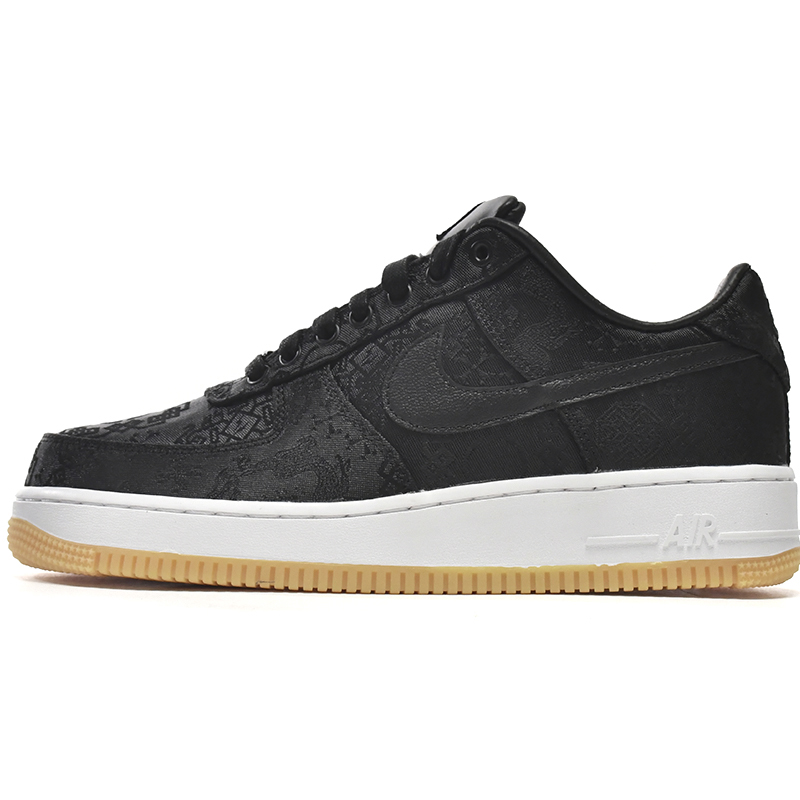 Nike Air Force 1 Low Fragment Design x Clot Black Silk Sneaker     CZ3986-001 - FashionPlug