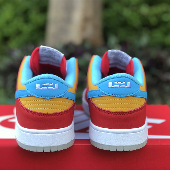 LeBron James x Nike Dunk Low “Fruity Pebbles” Sneaker     DH8009-600  - FashionPlug