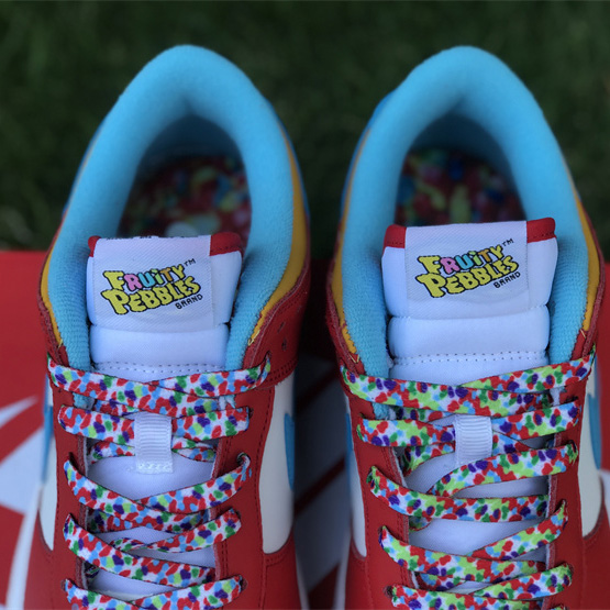 LeBron James x Nike Dunk Low “Fruity Pebbles” Sneaker     DH8009-600  - FashionPlug