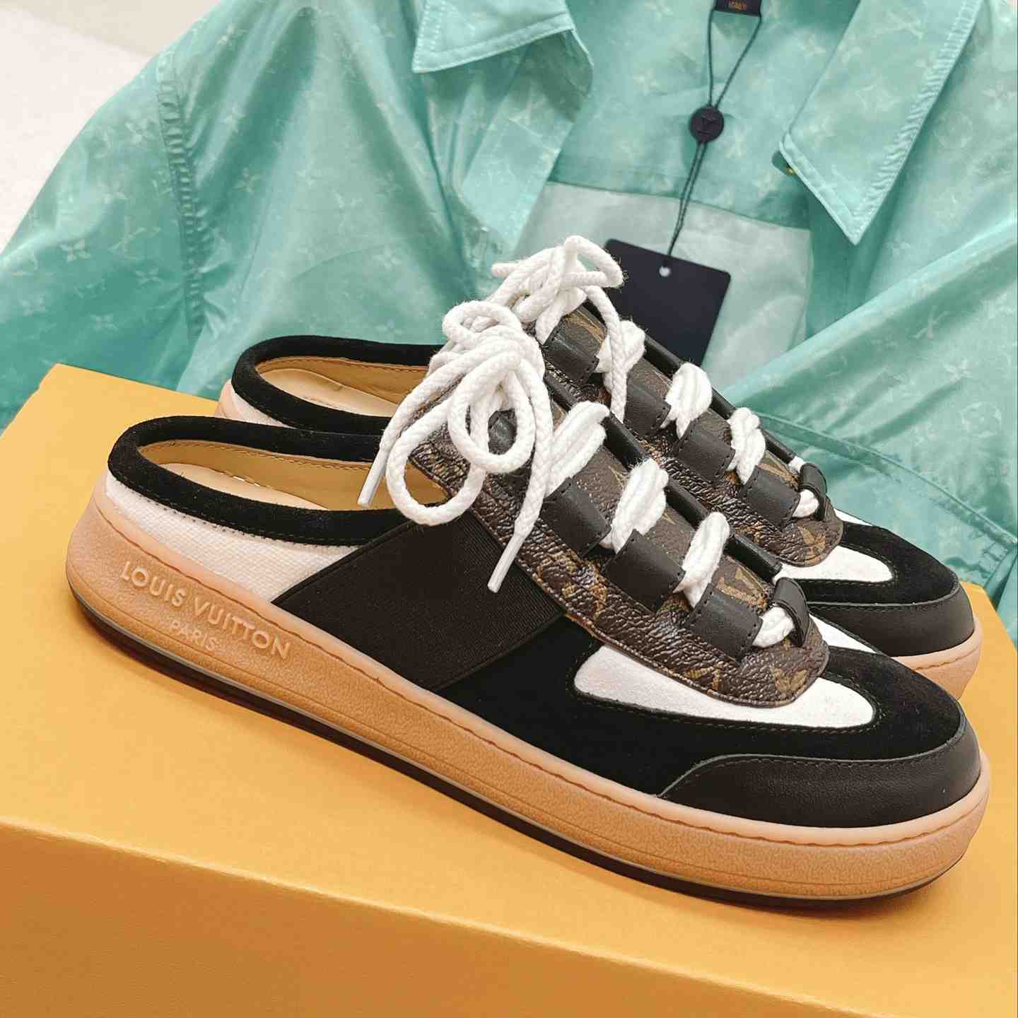 Louis Vuitton Lous Open Back Sneaker    1AAOOH - FashionPlug
