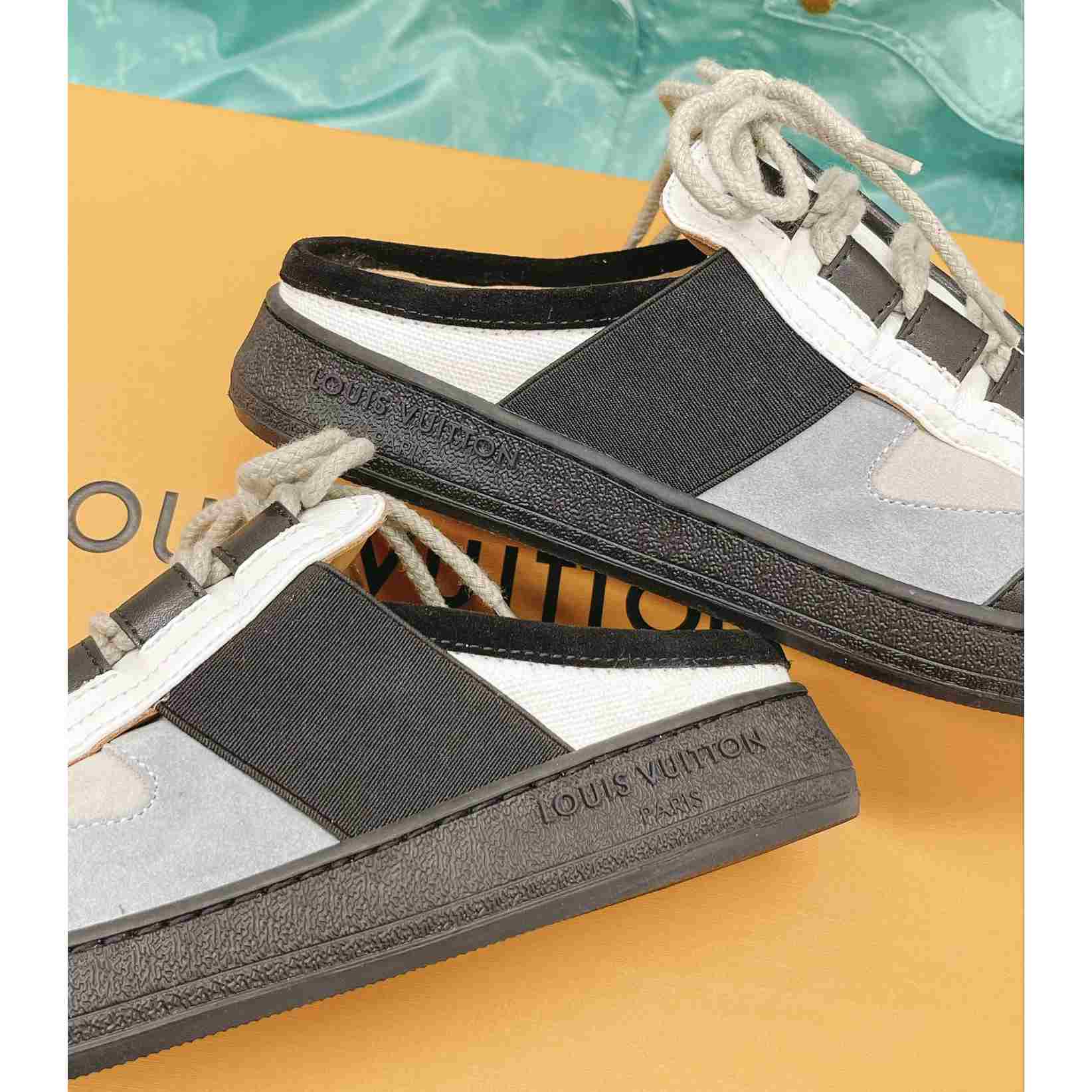 Louis Vuitton Lous Open Back Sneaker     - FashionPlug