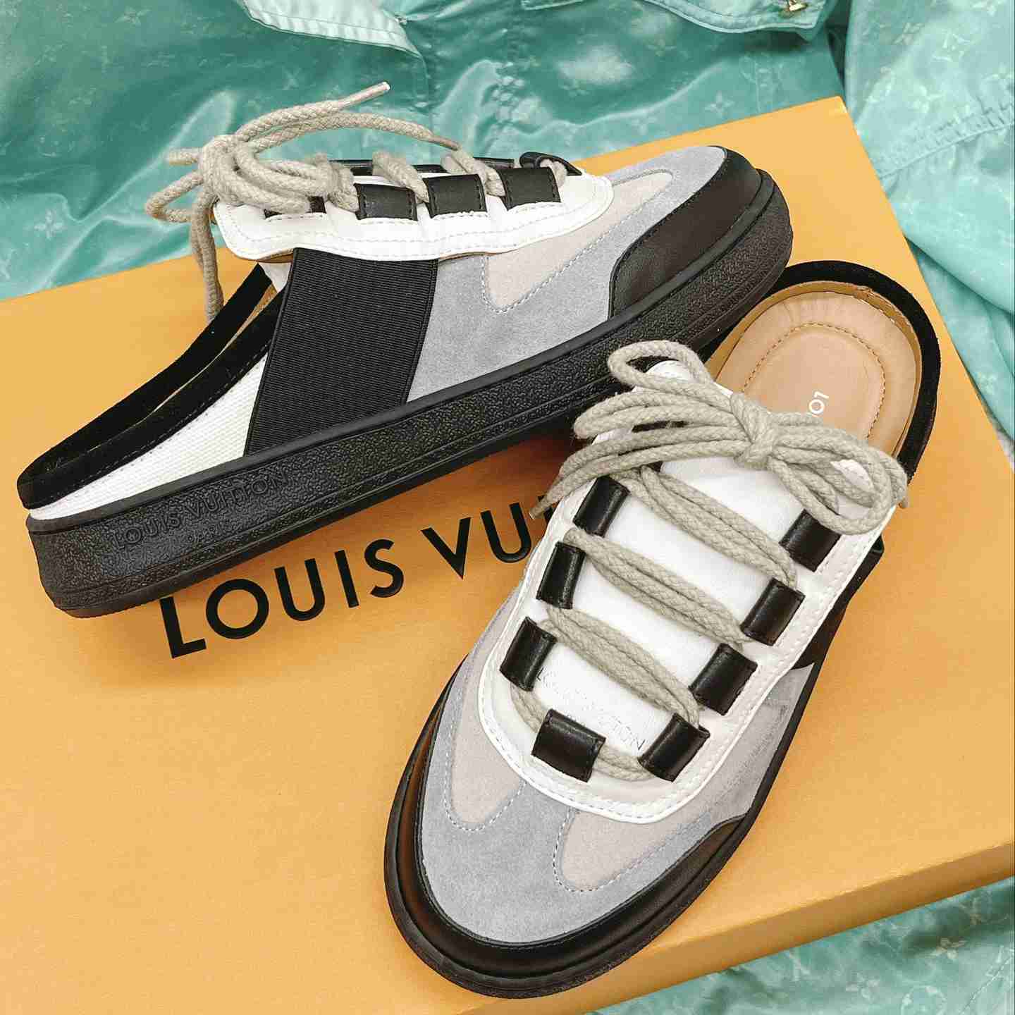 Louis Vuitton Lous Open Back Sneaker     - FashionPlug