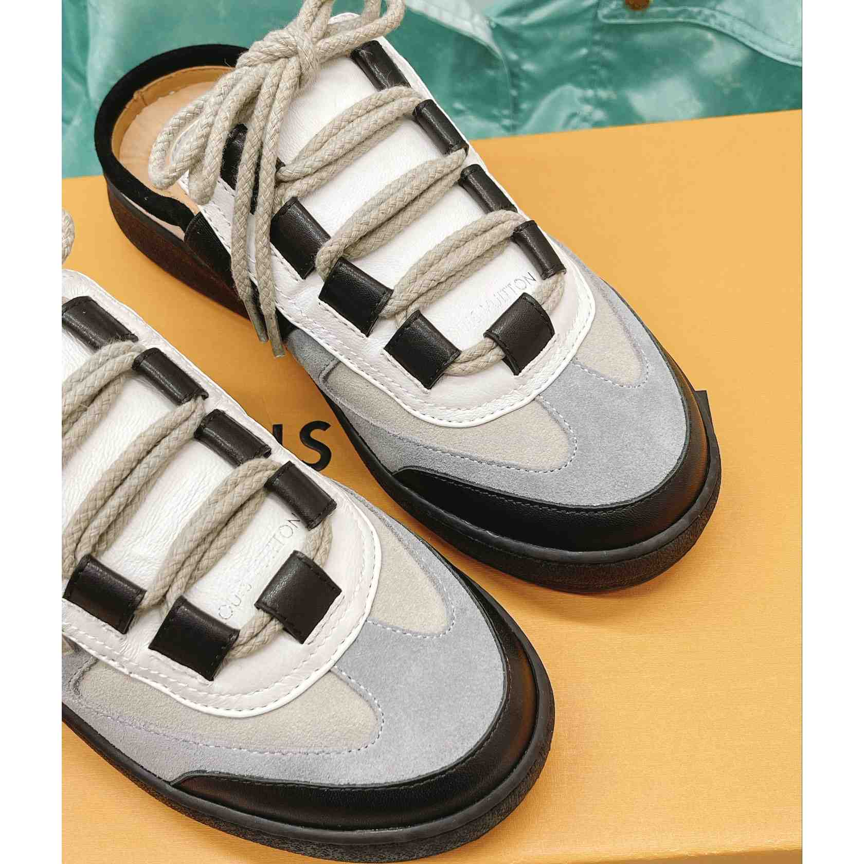 Louis Vuitton Lous Open Back Sneaker     - FashionPlug