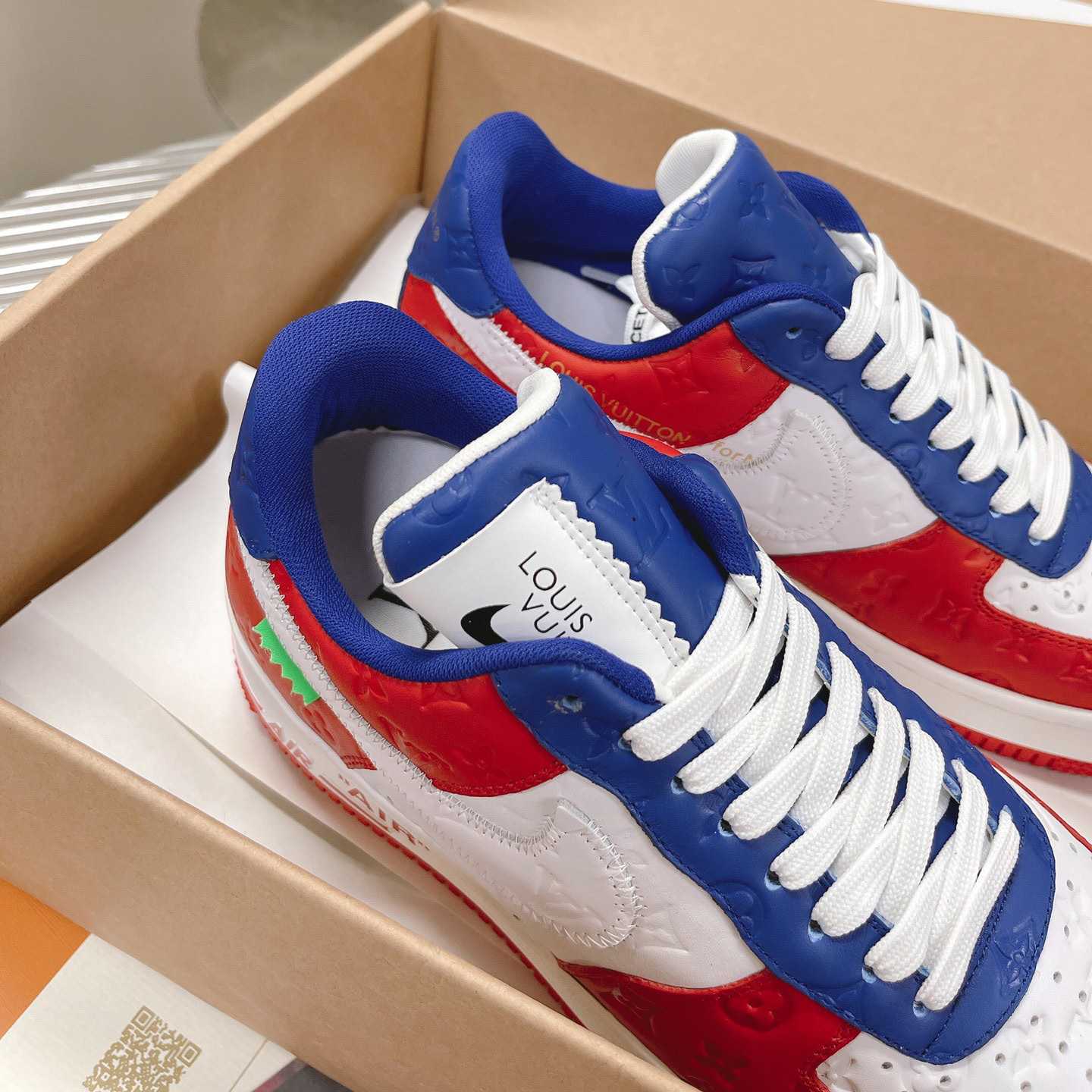 Louis Vuitton x Air Jordan1 Low AJ1 Sneaker - FashionPlug