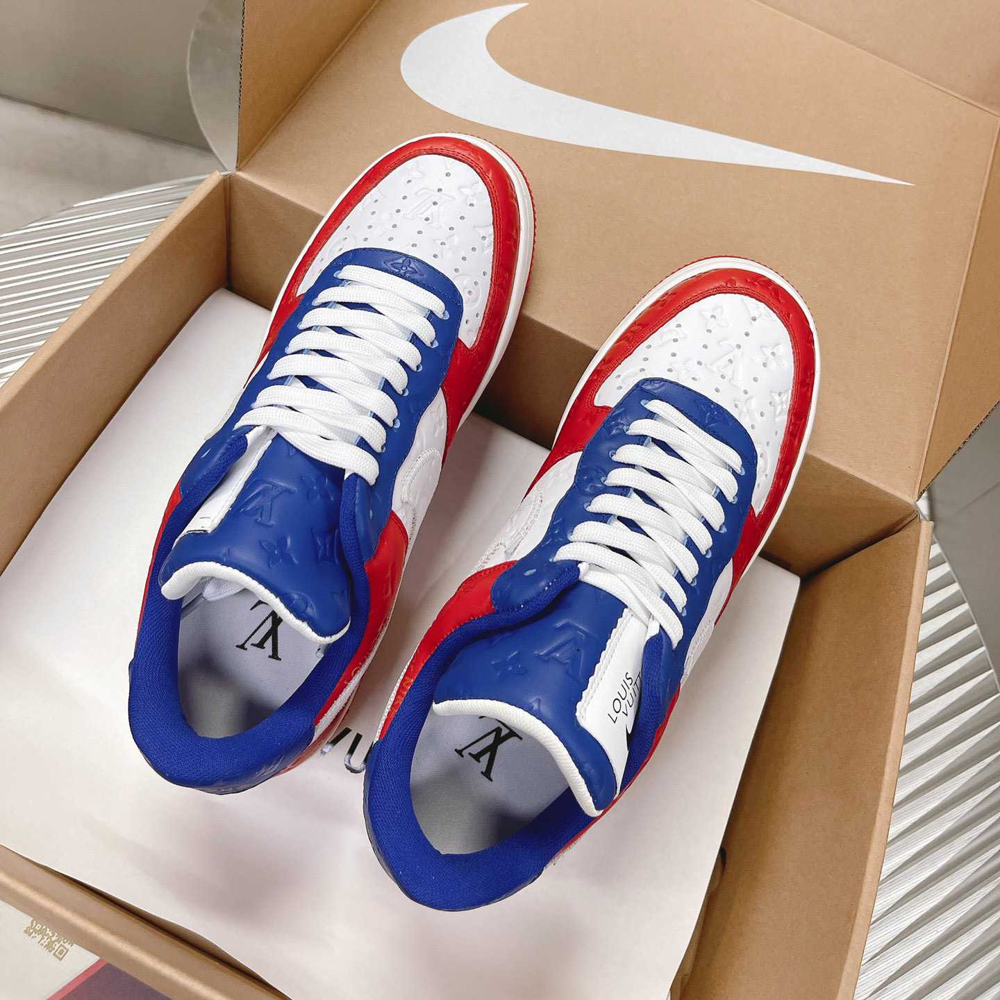 Louis Vuitton x Air Jordan1 Low AJ1 Sneaker - FashionPlug
