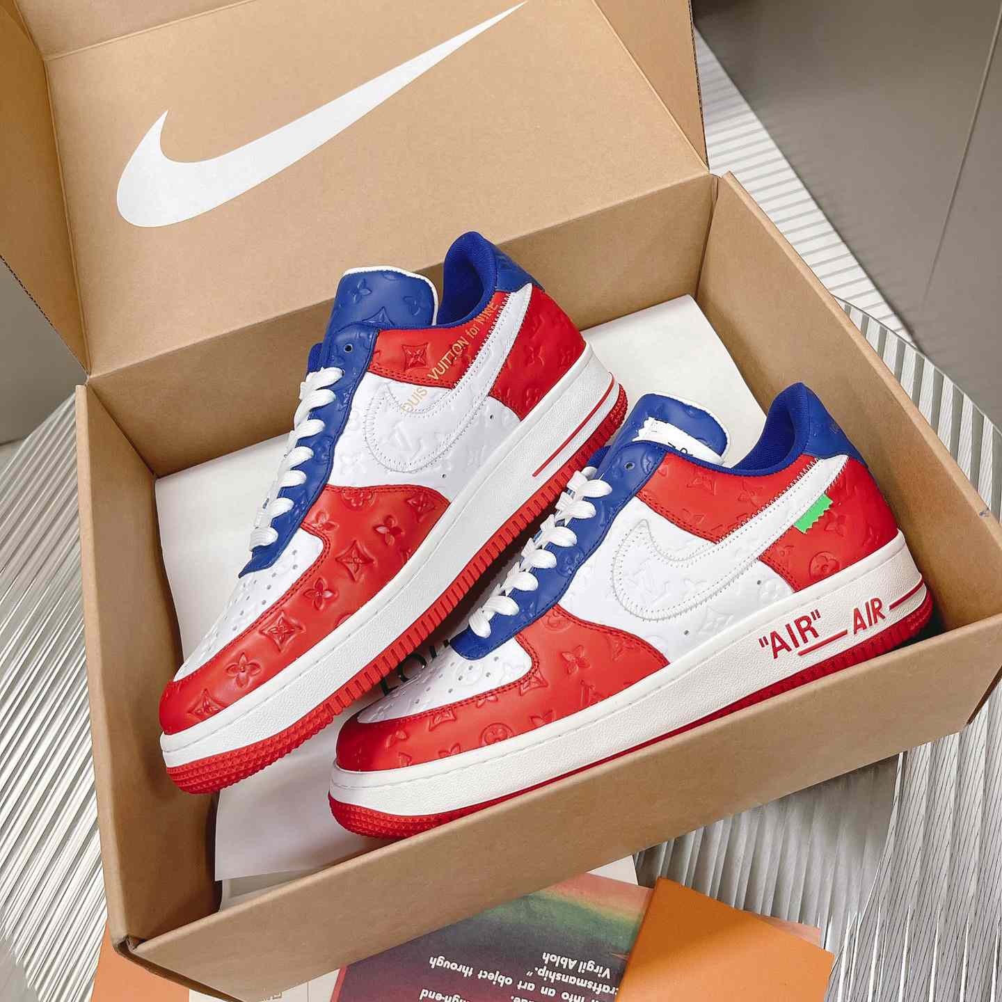 Louis Vuitton x Air Jordan1 Low AJ1 Sneaker - FashionPlug