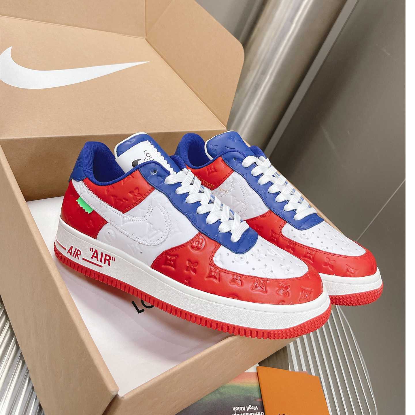 Louis Vuitton x Air Jordan1 Low AJ1 Sneaker - FashionPlug