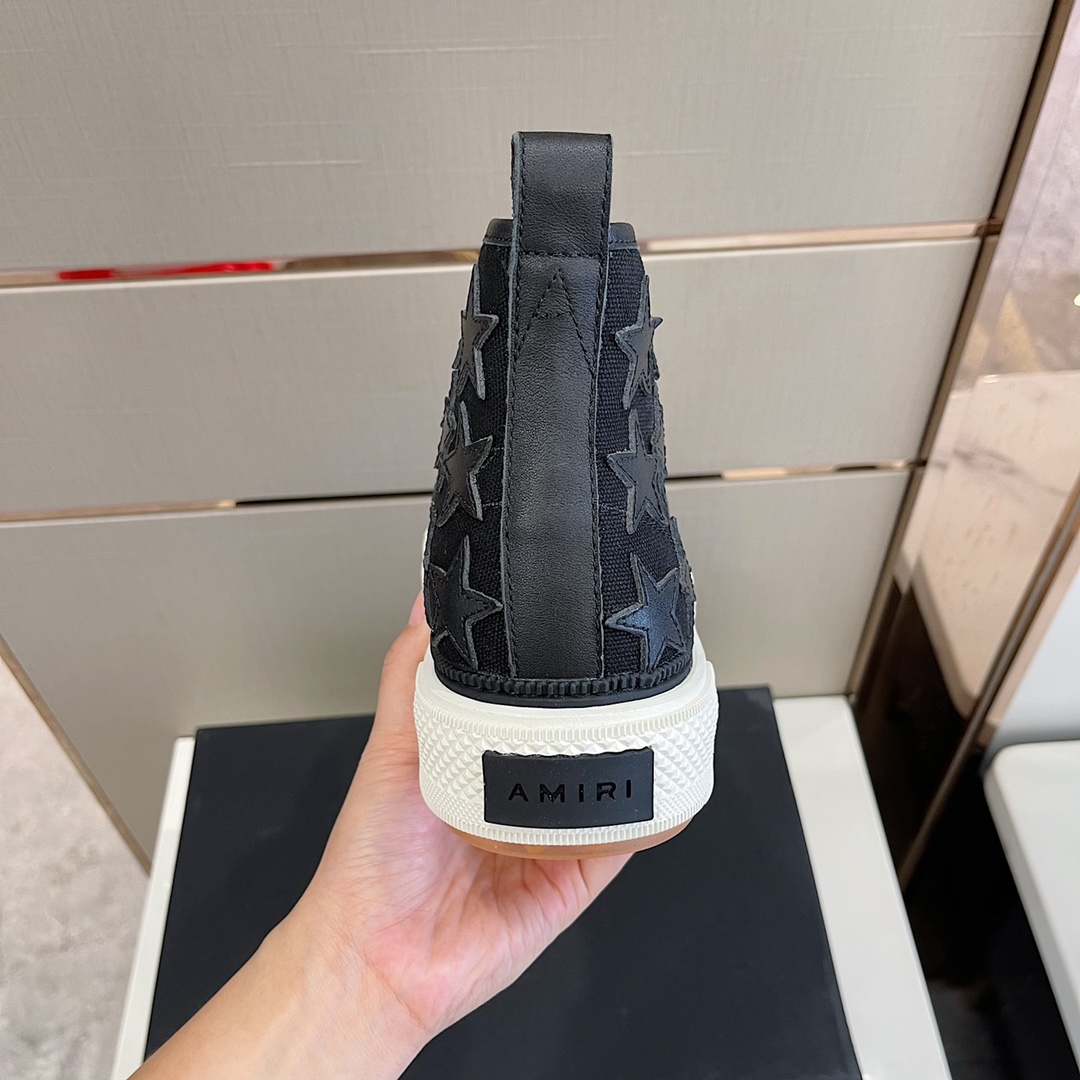 Amiri Stars Court HI High Top Sneaker - FashionPlug