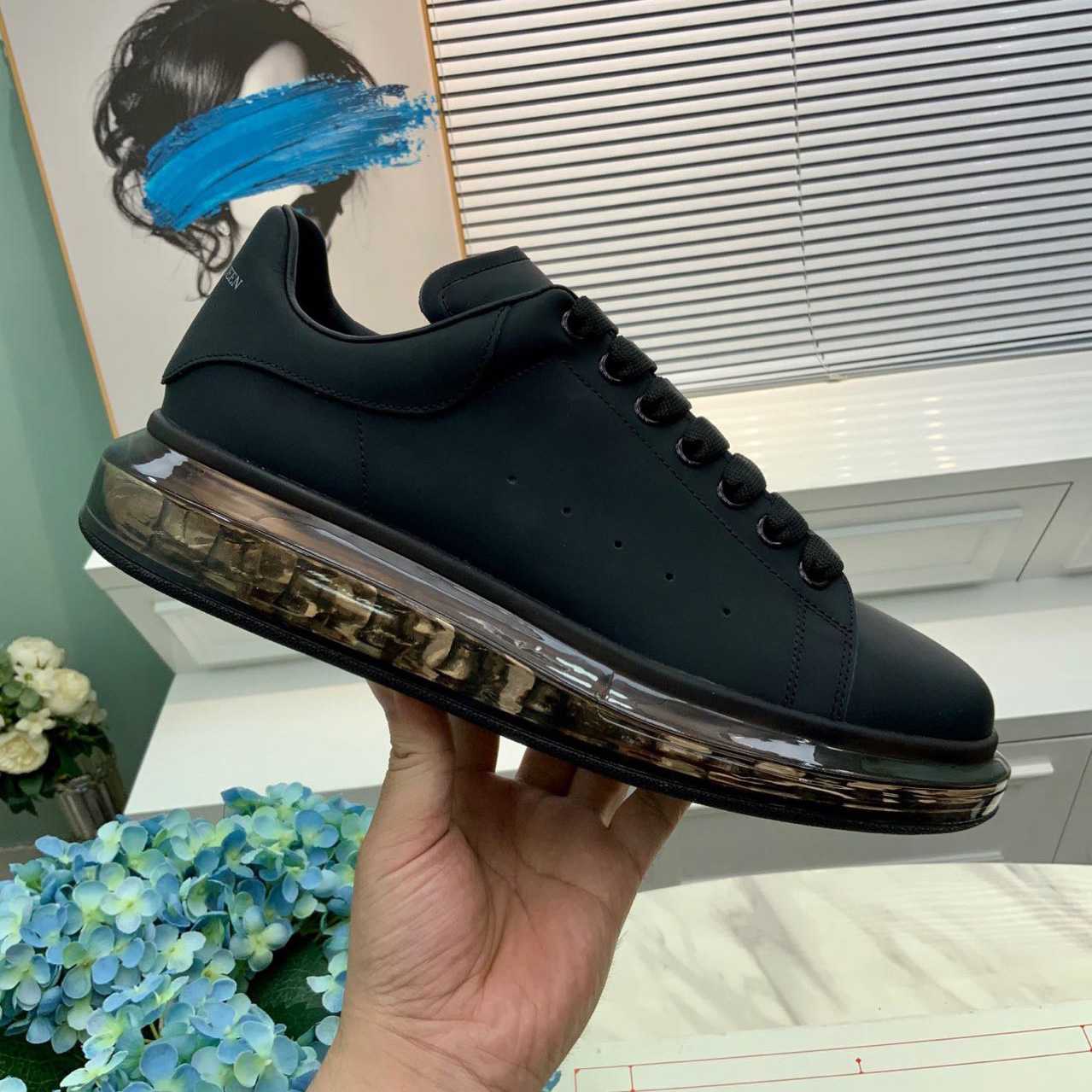 Alexander Mqueen Lace-Up Sneakers  - FashionPlug