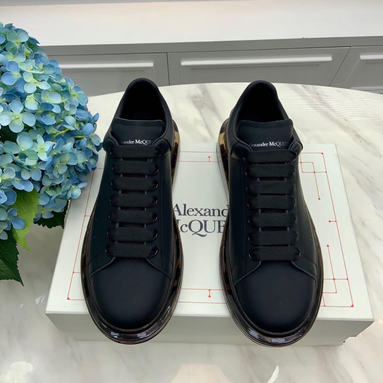 Alexander Mqueen Lace-Up Sneakers  - FashionPlug