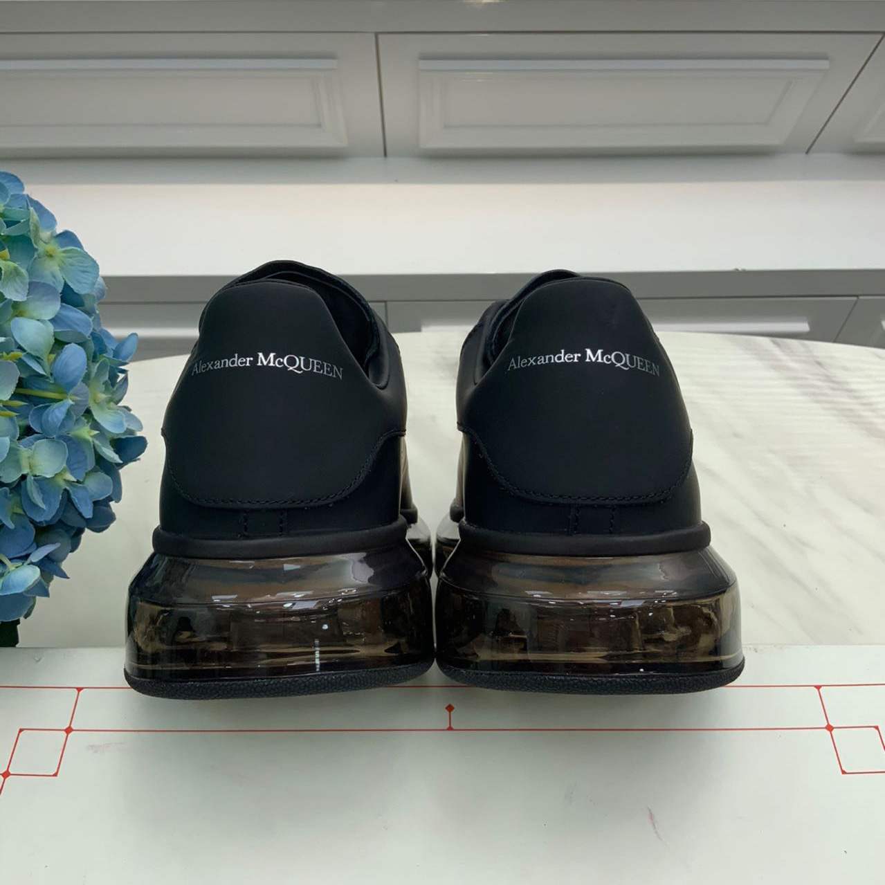 Alexander Mqueen Lace-Up Sneakers  - FashionPlug
