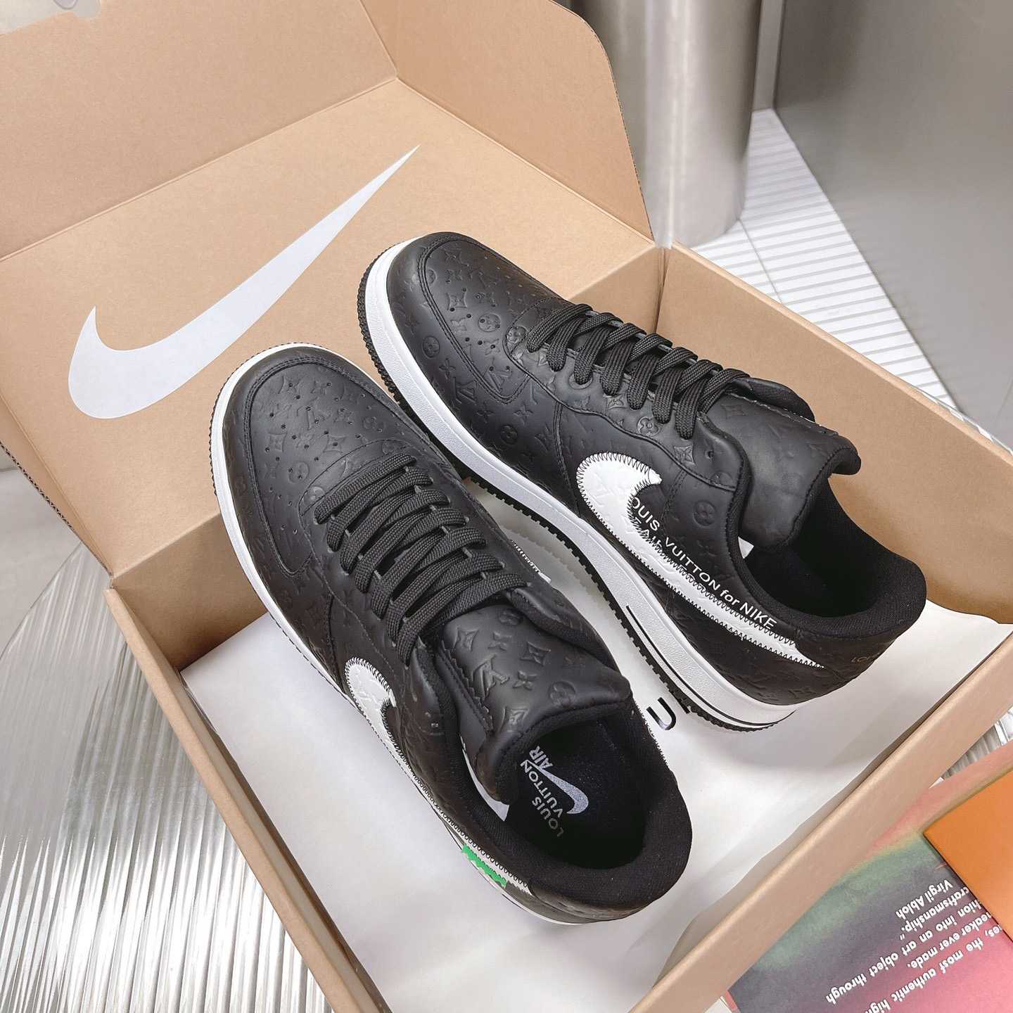 Louis Vuitton x Air Jordan1 Low AJ1 Sneaker - FashionPlug