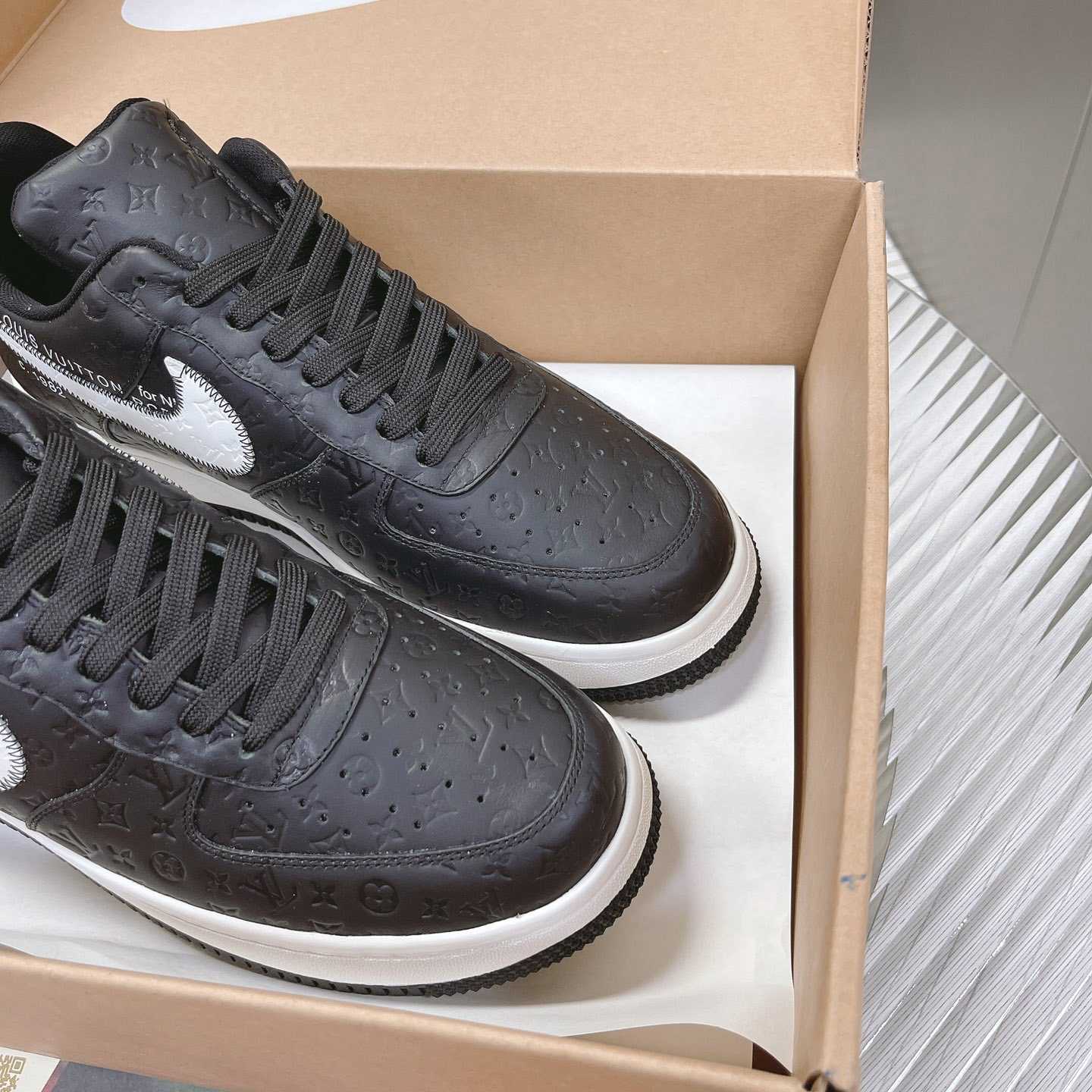 Louis Vuitton x Air Jordan1 Low AJ1 Sneaker - FashionPlug