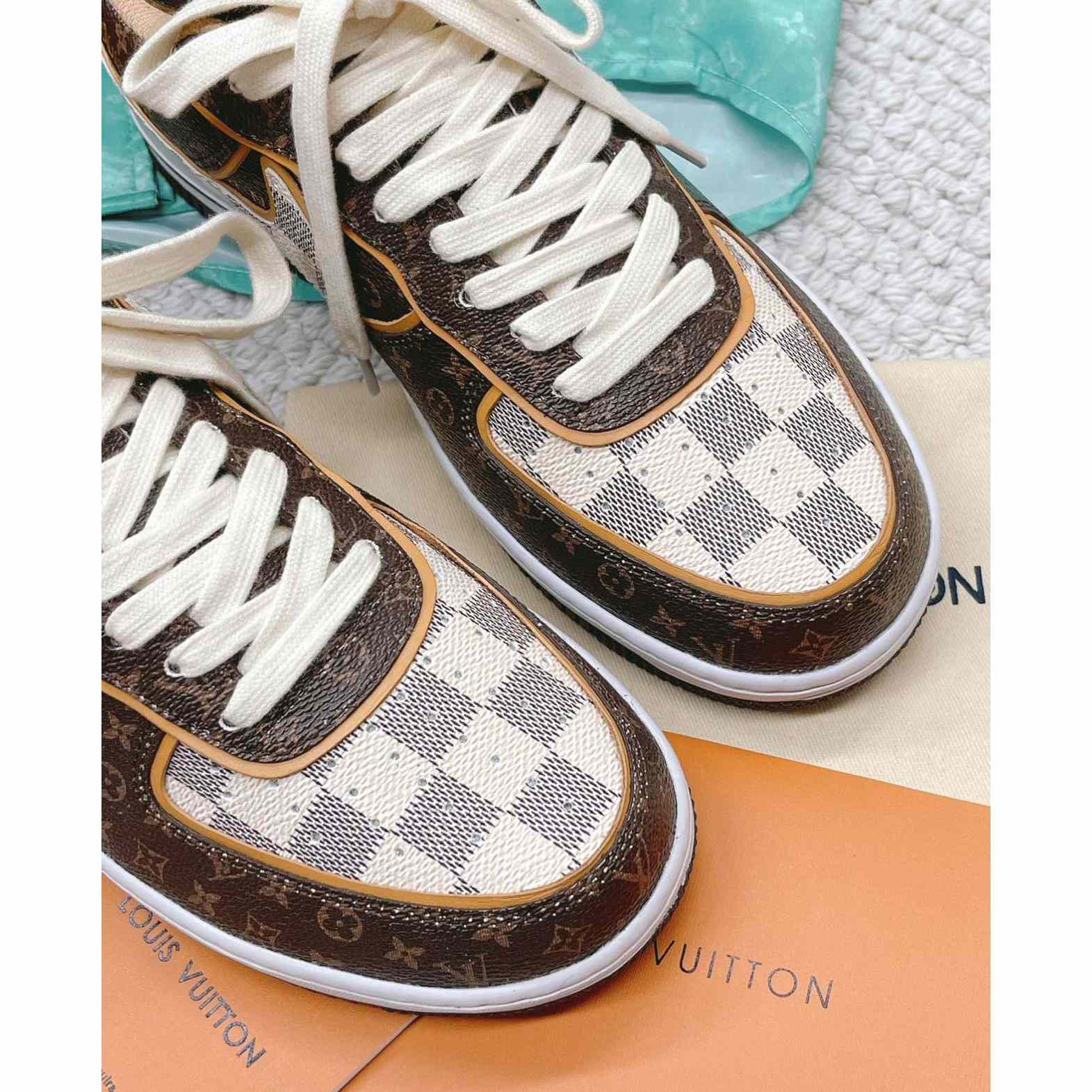 Louis Vuitton X Nike Air Force 1 Sneaker - FashionPlug