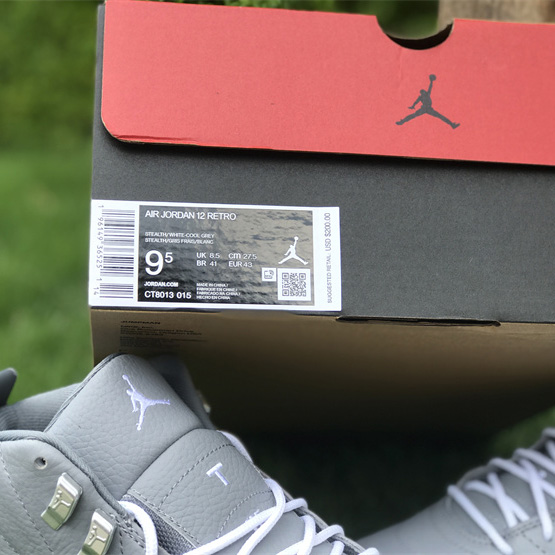 Air Jordan 12 “Stealth” Sneaker   CT8013-015  - FashionPlug