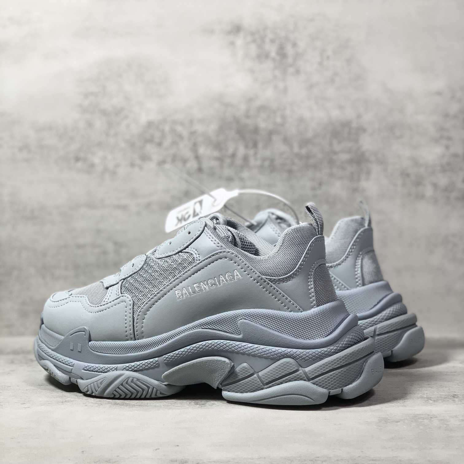 Balenciaga Triple S Sneaker In Light Blue Double Foam And Mesh - FashionPlug
