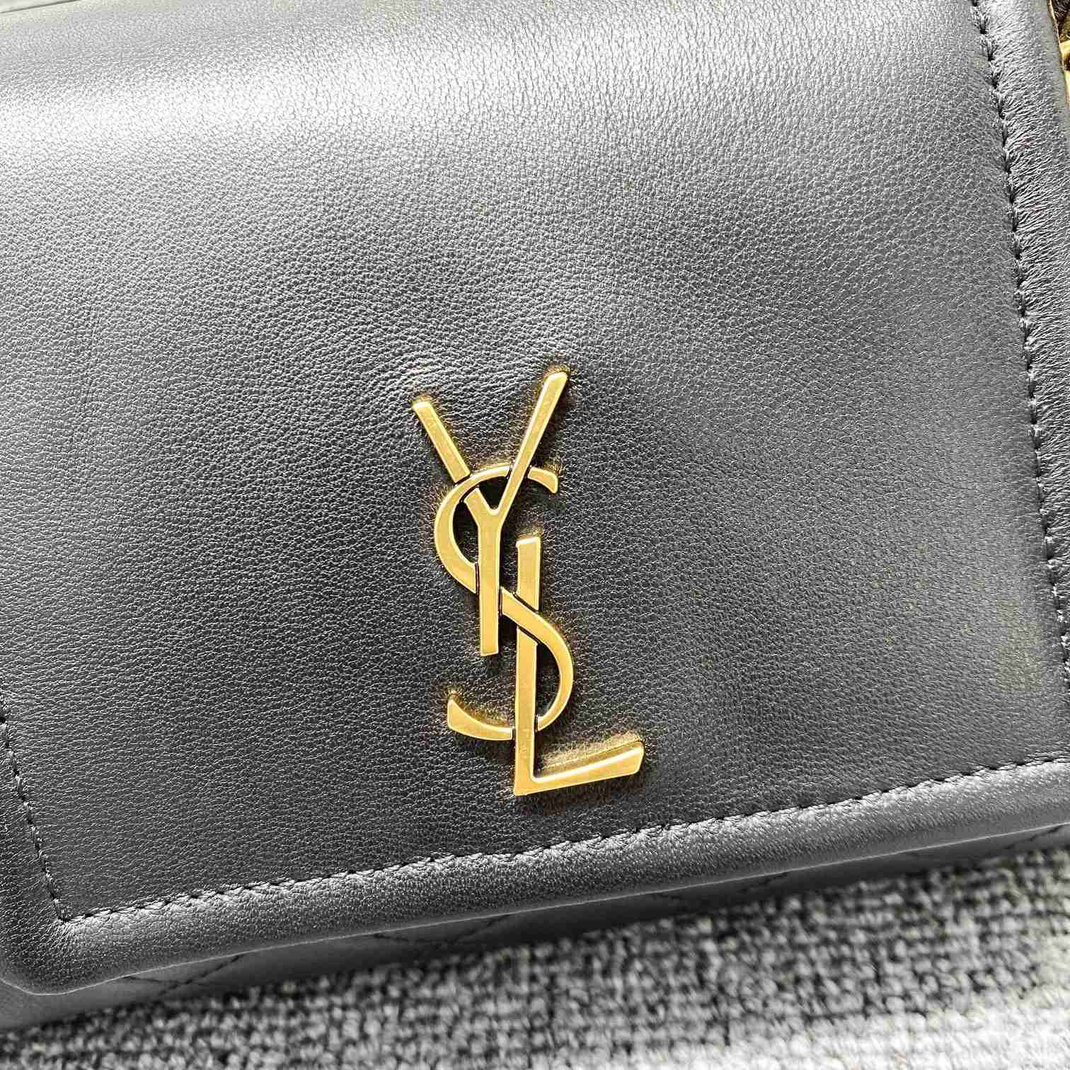 Saint Laurent Mini Nolita In Lambskin(18-13-6cm) - FashionPlug