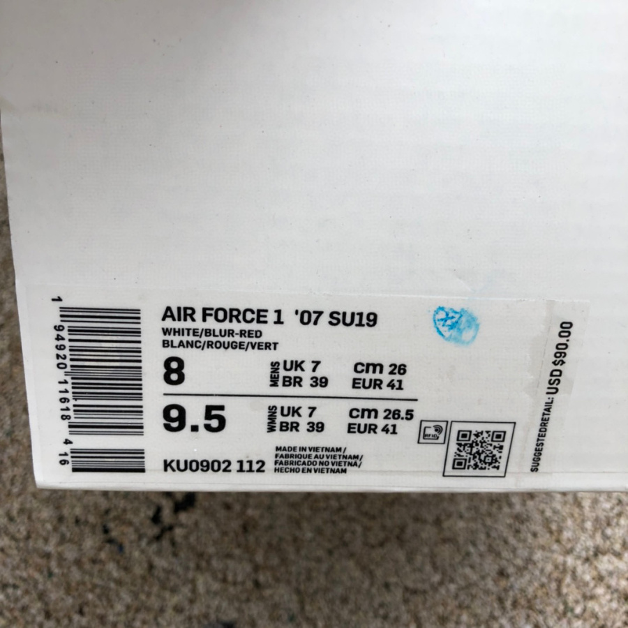 Nike Air Force 1 Low ’07 su19  Sneaker     ku0902-112 - FashionPlug