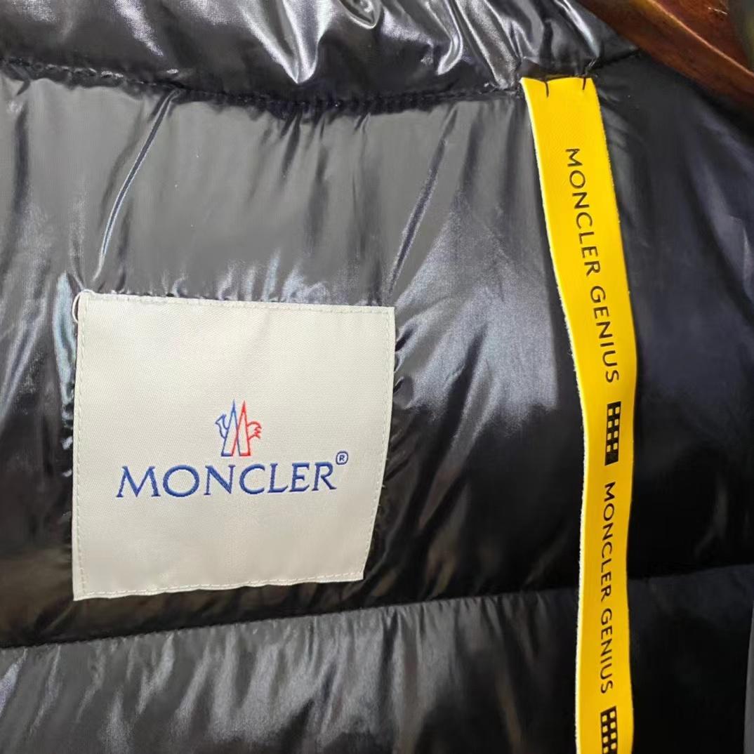 Moncler Black Down Jacket - FashionPlug