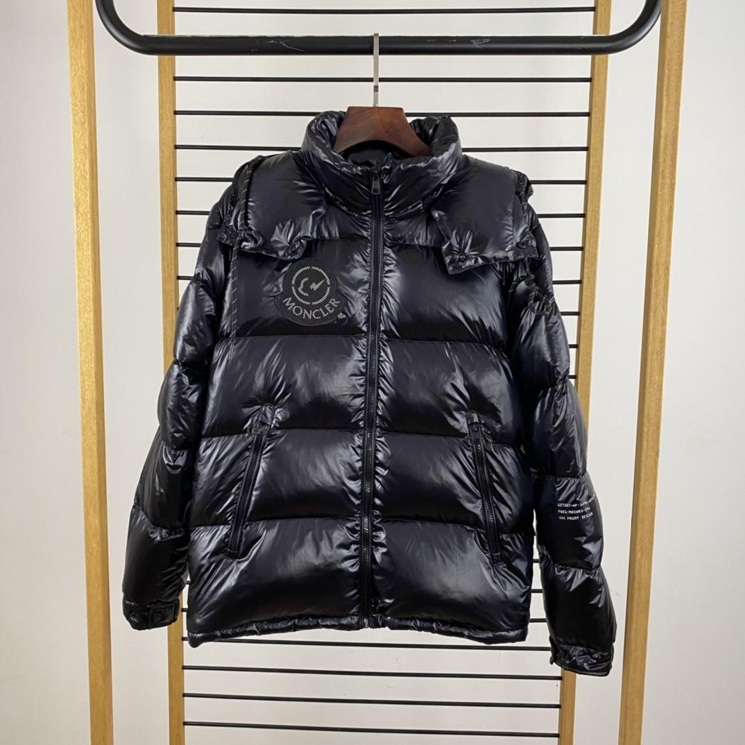 Moncler Black Down Jacket - FashionPlug