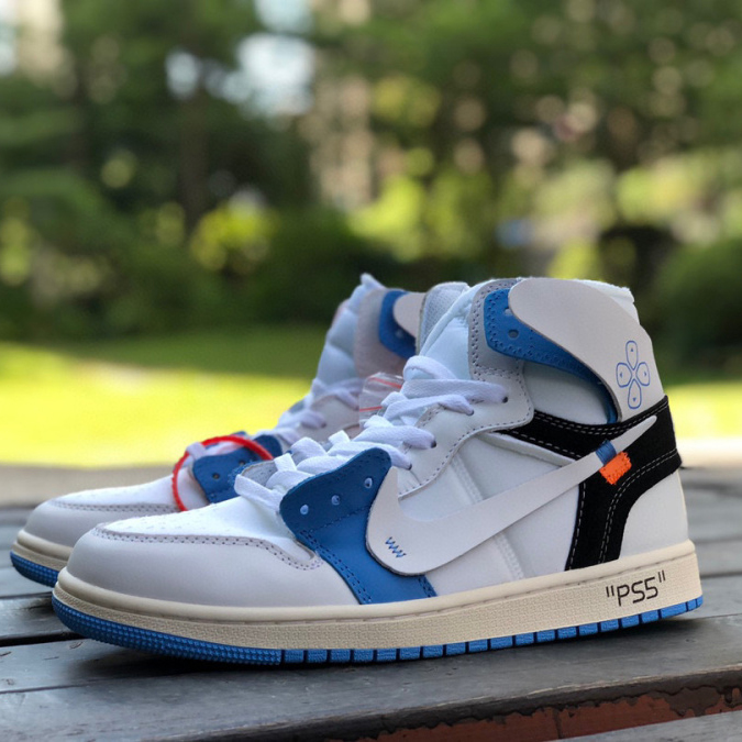 Off-White x Air Jordan 1 OW High Sneaker   50818-168 - FashionPlug