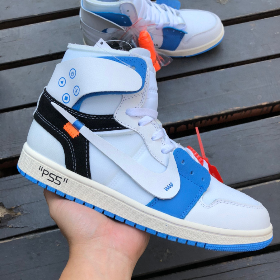 Off-White x Air Jordan 1 OW High Sneaker   50818-168 - FashionPlug