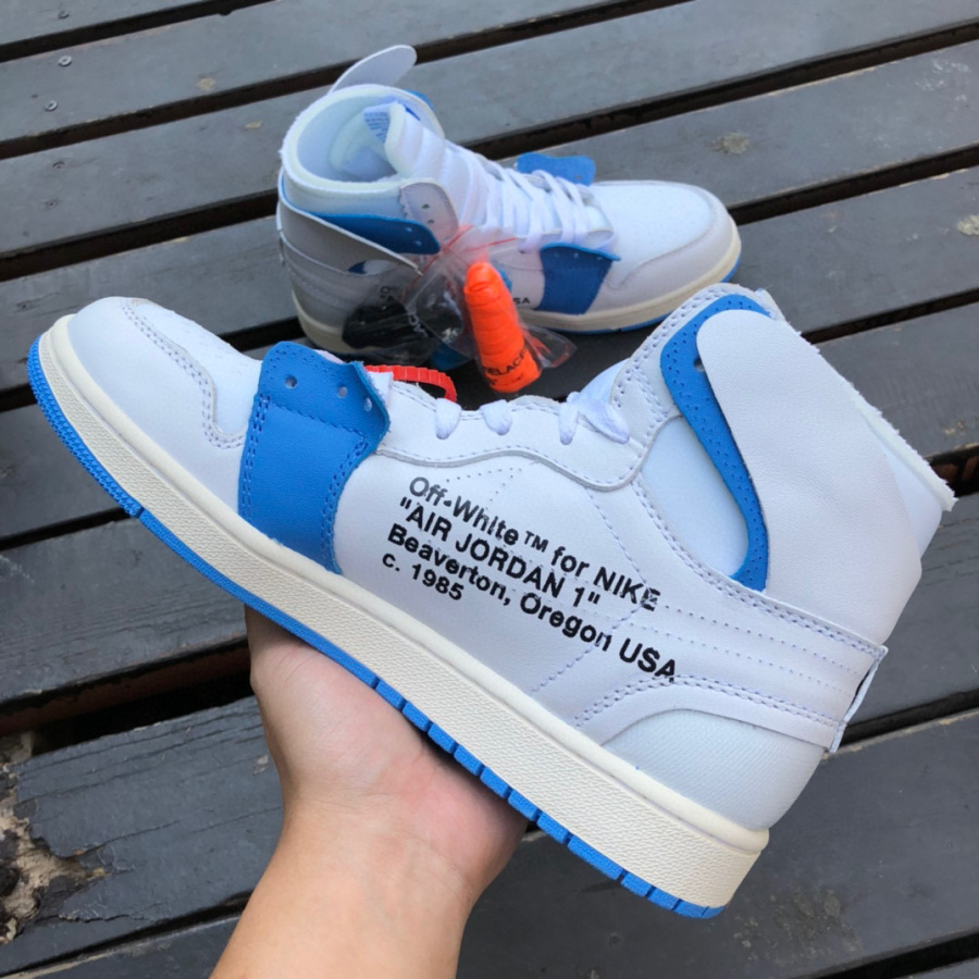 Off-White x Air Jordan 1 OW High Sneaker   50818-168 - FashionPlug