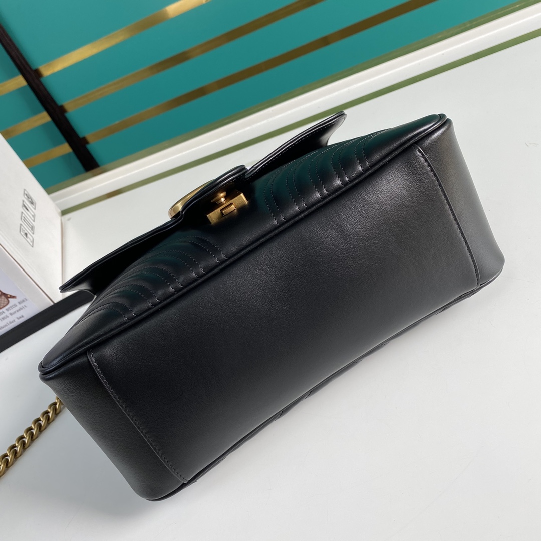 Gucci GG Marmont Small Top Handle Bag(27-19-10.5cm) - FashionPlug