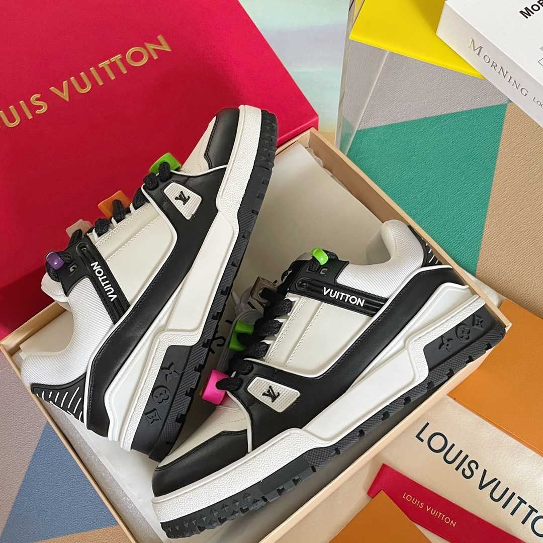 Louis Vuitton LV Trainer Sneaker     - FashionPlug